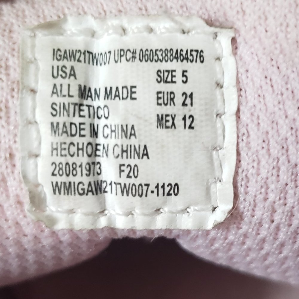 Cute Pink Sneakers sz 5 - Picture 3 of 13